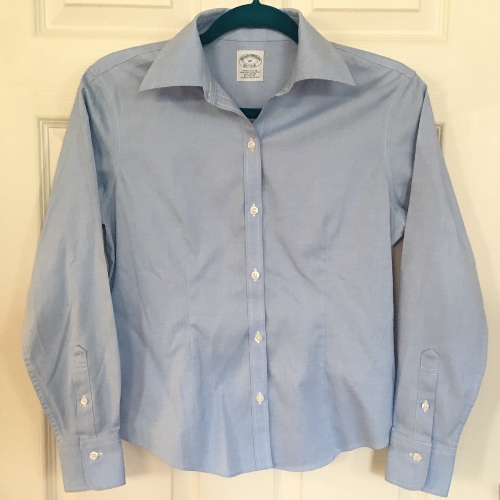Brooks Brothers Non-Iron Stretch Button-down Sz 0P